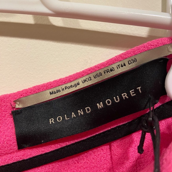 BRAND NEW Roland Mouret Pink Skirt Size 8 - Picture 2 of 4